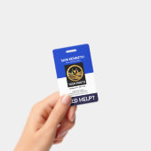 Badge d'identification du personnel médical à colo (Manuel / portable)