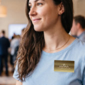 Badge D'identification Échelles d'or élégant de la justice |