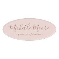 Écriture féminine élégant rose pâle