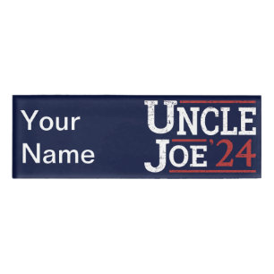 Badge D'identification Élection 2024 - Oncle Joe I