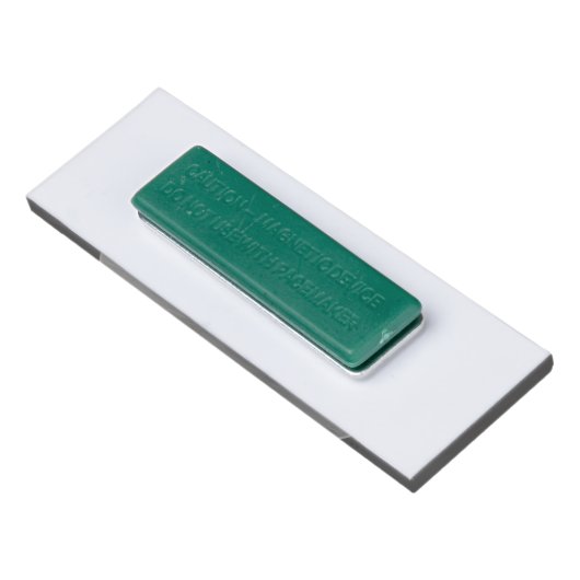 Badge D'identification Élégant Acier Inoxydable Argent Oval Texte noir (Dos)