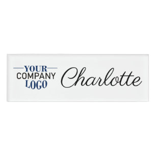 Badge D'identification Élégant logo personnalisé de l'entreprise ou de