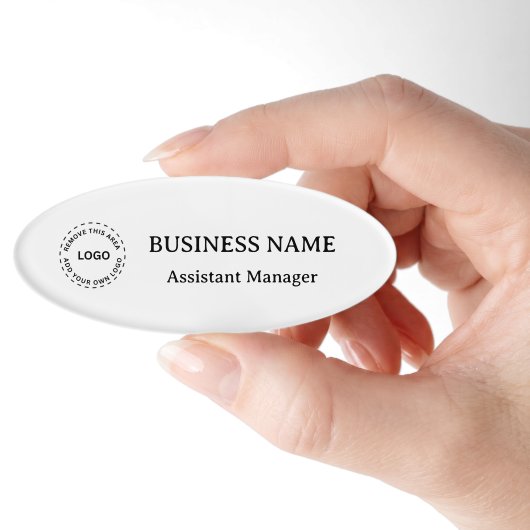 Badge D'identification Employé commercial professionnel simple