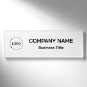 Badge D'identification Employé de promotion de marque simple (Devant)