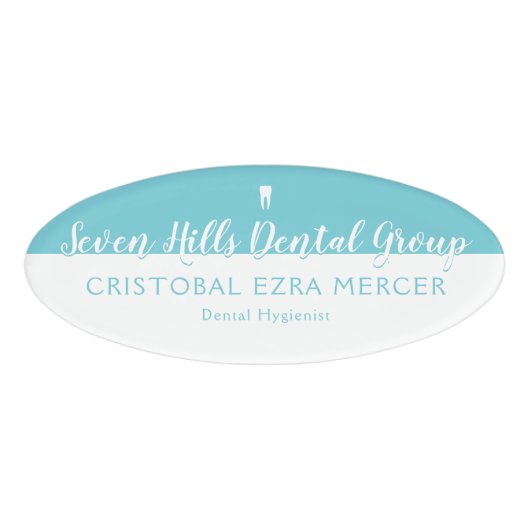 Badge D'identification Employé dentaire (Devant)