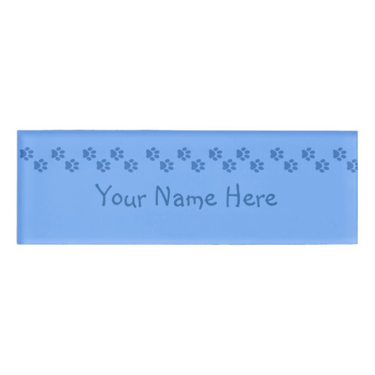 Badge D'identification Empreintes (Devant)