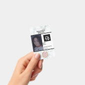 Badge d'identification en marbre privé pour l'ense (Manuel / portable)