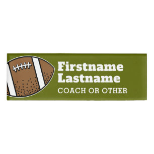 Badge D'identification Entraîneur de joueur de football ou professeur -