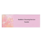 Badge D'identification Entrepôt de nettoyage (Devant)