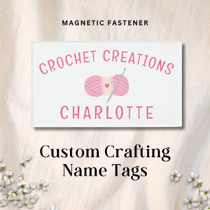 Badge D'identification Entreprise de crochet personnalisée fil et crochet