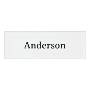 Badge D'identification Entreprise professionnelle 3" x 1"