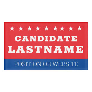 Badge D'identification Équipement de campagne personnalisé avec nom et ét