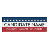 Badge D'identification Équipement de campagne personnalisé avec nom et te (Devant)