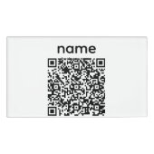 Badge D'identification Étiquette de nom avec code QR (Devant)