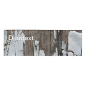 Badge D'identification étiquette de nom de bois (Devant)