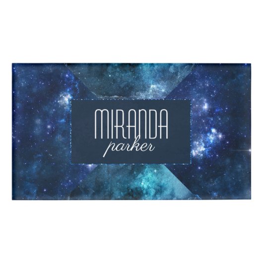 Badge D'identification Étiquette de nom de galaxie d'étoile de Starfield (Devant)