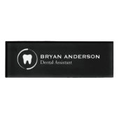 Badge D'identification Étiquette de nom de l'assistant dentaire (Devant)