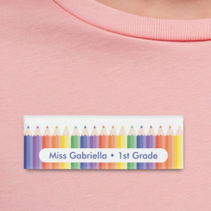 Badge D'identification Étiquette magnétique nominative pour enseignant de
