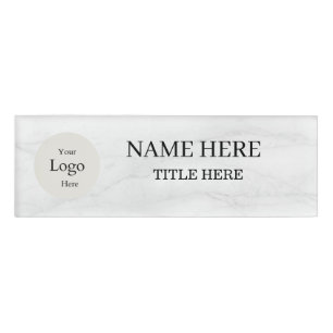 Badge D'identification Étiquette nominative avec pin de sécurité magnétiq