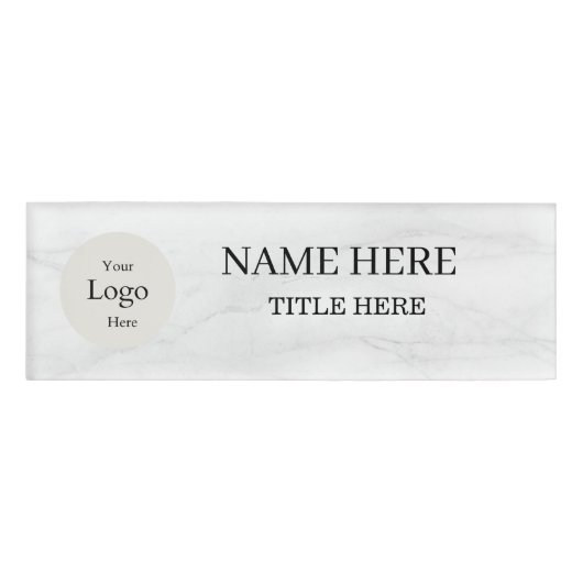 Badge D'identification Étiquette nominative avec pin de sécurité magnétiq (Devant)