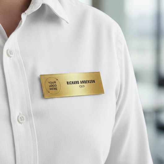 Badge D'identification Étiquette nominative de propriétaire de société |