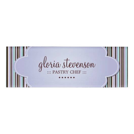Badge D'identification Étiquette nommée de boulangerie (Devant)