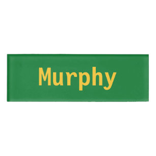 Badge D'identification Étiquette nommée de Murphy