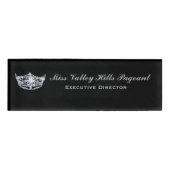 Badge D'identification Étiquette nommée faite sur commande de style de (Devant)