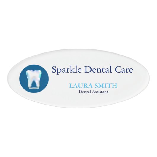 Badge D'identification Étiquette nommée magnétique de personnel des (Devant)