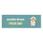 Badge D'identification Étiquette pédiatrique de nom d'infirmière du (Devant)