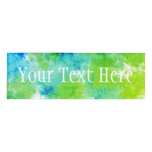 Badge D'identification Étiquettes de nom d'impression d'éponge (Devant)