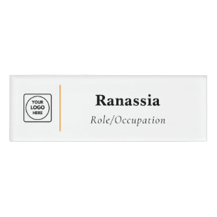 Badge D'identification Étiquettes magnétiques personnalisées avec logo de