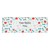 Badge D'identification Étiquettes Nom de l'employé de l'entreprise (Devant)