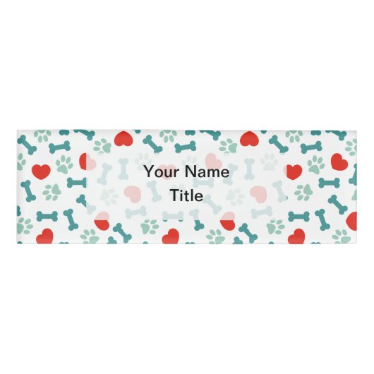 Badge D'identification Étiquettes Nom de l'employé de l'entreprise (Devant)