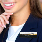 Badge D'identification Étiquettes nominatives pour société de titres immo