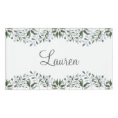 Badge D'identification Eucalyptus Vert Floral (Devant)