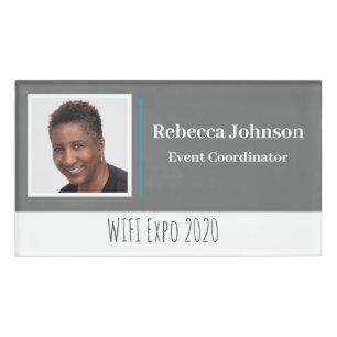 Badge D'identification Événement magnétique réutilisable personnalisé