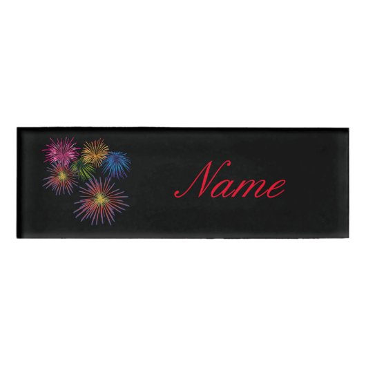 Badge D'identification Explosion de feux d'artifice Thunder_Cove (Devant)