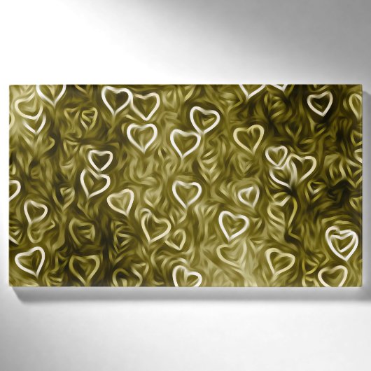 Badge D'identification Falling Hearts - Yellow (Devant)