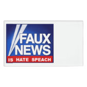 Badge D'identification Faux News (Devant)