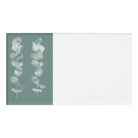 Badge D'identification Feuilles de l'eucalyptus (Devant)