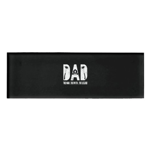 Badge D'identification Firefighter | The Man The Myth The Legend (Devant)