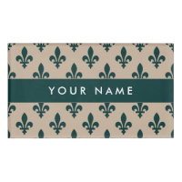 Fleur de Lis Motif, Français, Royal, Vert