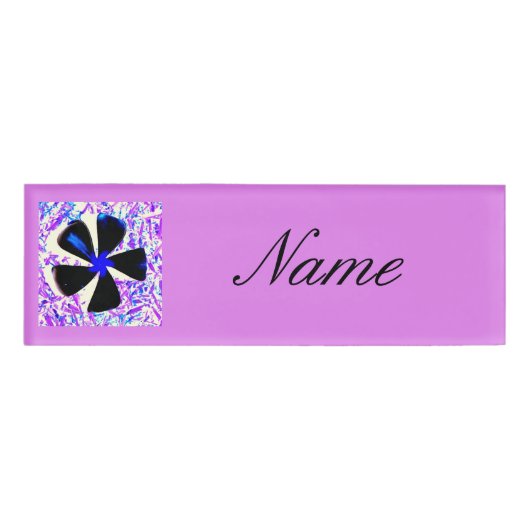Badge D'identification Fleur de roue à 5 pétales Thunder_Cove (Devant)