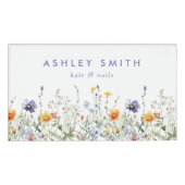 Badge D'identification Fleur sauvage (Devant)