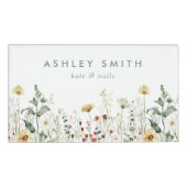 Badge D'identification Fleur sauvage d'été (Devant)