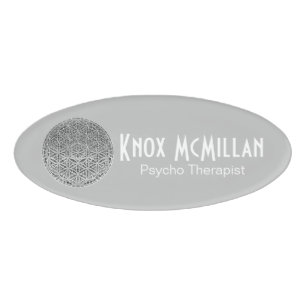 Badge D'identification FLEURS DE VIE - Médaille Argent