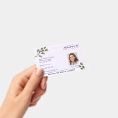 Badge d'identification floral pour enseignant à do (Manuel / portable)