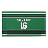 Badge D'identification Forest Green Black Team Jersey Custom (Devant)