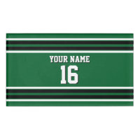 Forest Green Black Team Jersey Custom